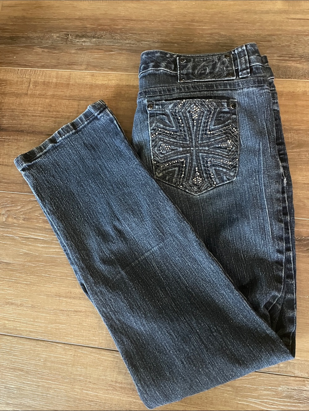 Code Bleu Annette Boot Cut Jeans Petite 14